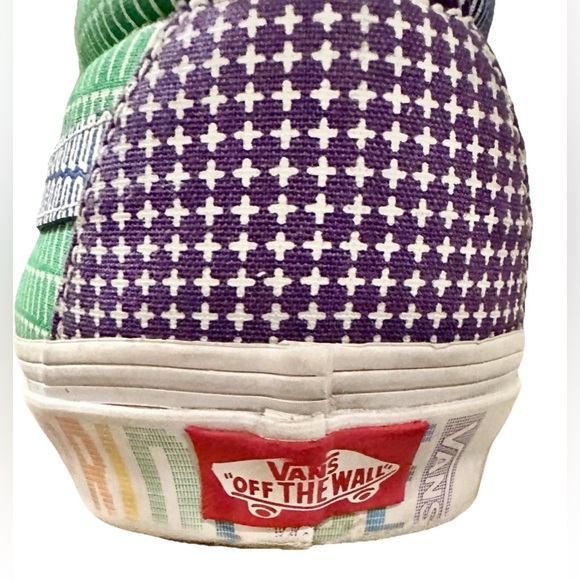 VANS Sk8-Mid Pride Skate Shoes Multi True Rainbow Mens Size 12 - Picture 6 of 8